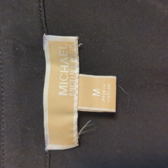 MK black mid length long sleeve autumn dress - Picture 2 of 5